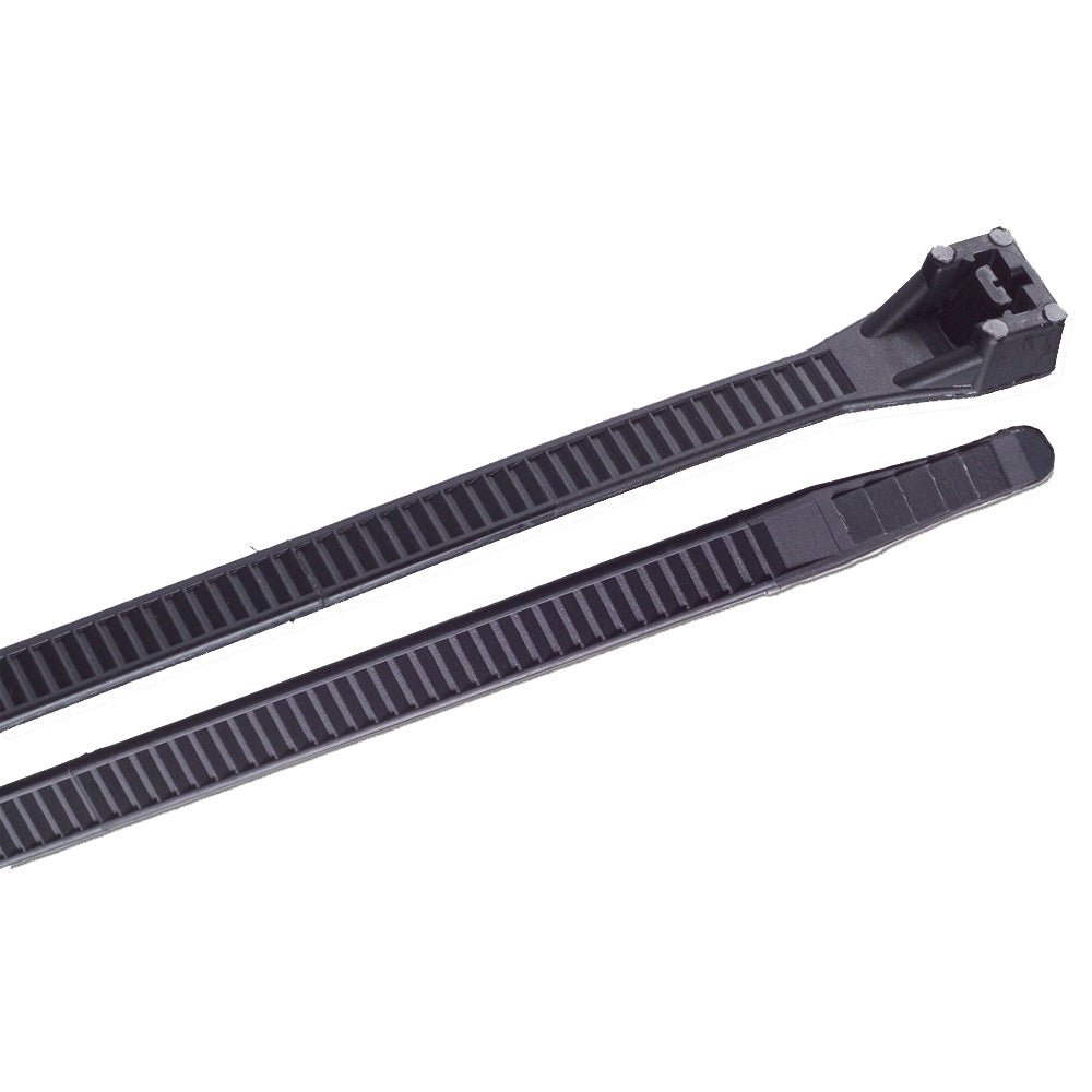 Ancor 8" UV Black Heavy Duty Cable Zip Ties - 100 Pack [199207] - The Happy Skipper