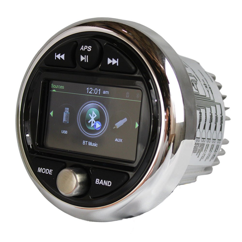 Banshee Marine 3" Gauge Style Radio w/Bluetooth [BAR - SU3 - 1] - The Happy Skipper