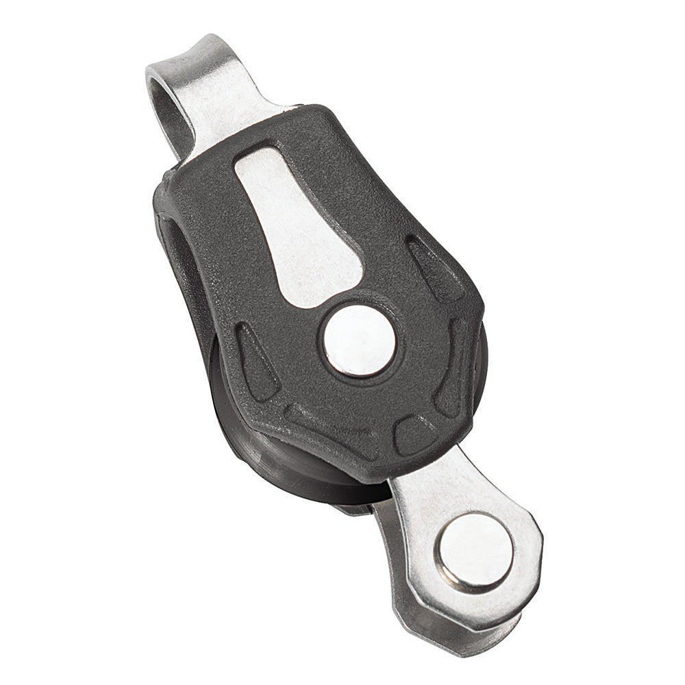 Barton Marine Size 0 20mm Plain Bearing Pulley Block Single Fixed Eye Becket [N00111] - The Happy Skipper