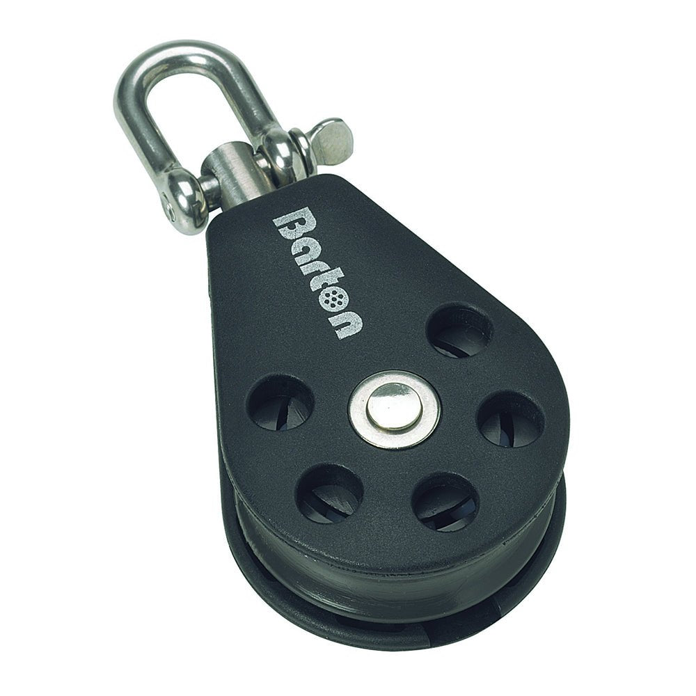 Barton Marine Size 1 Single Swivel Block w/Becket [N01130] - The Happy Skipper