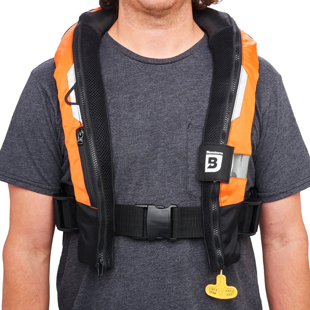 Bluestorm Arcus 40 Auto Type II Inflatable PFD - Deep Blue [BS - ZD1H - 22 - BLU] - The Happy Skipper