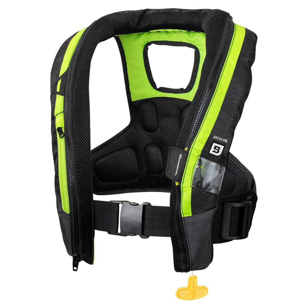 Bluestorm Arcus 40 Auto Type II Inflatable PFD - Hi-Vis Green [BS-ZD1H-22-HVS] - The Happy Skipper