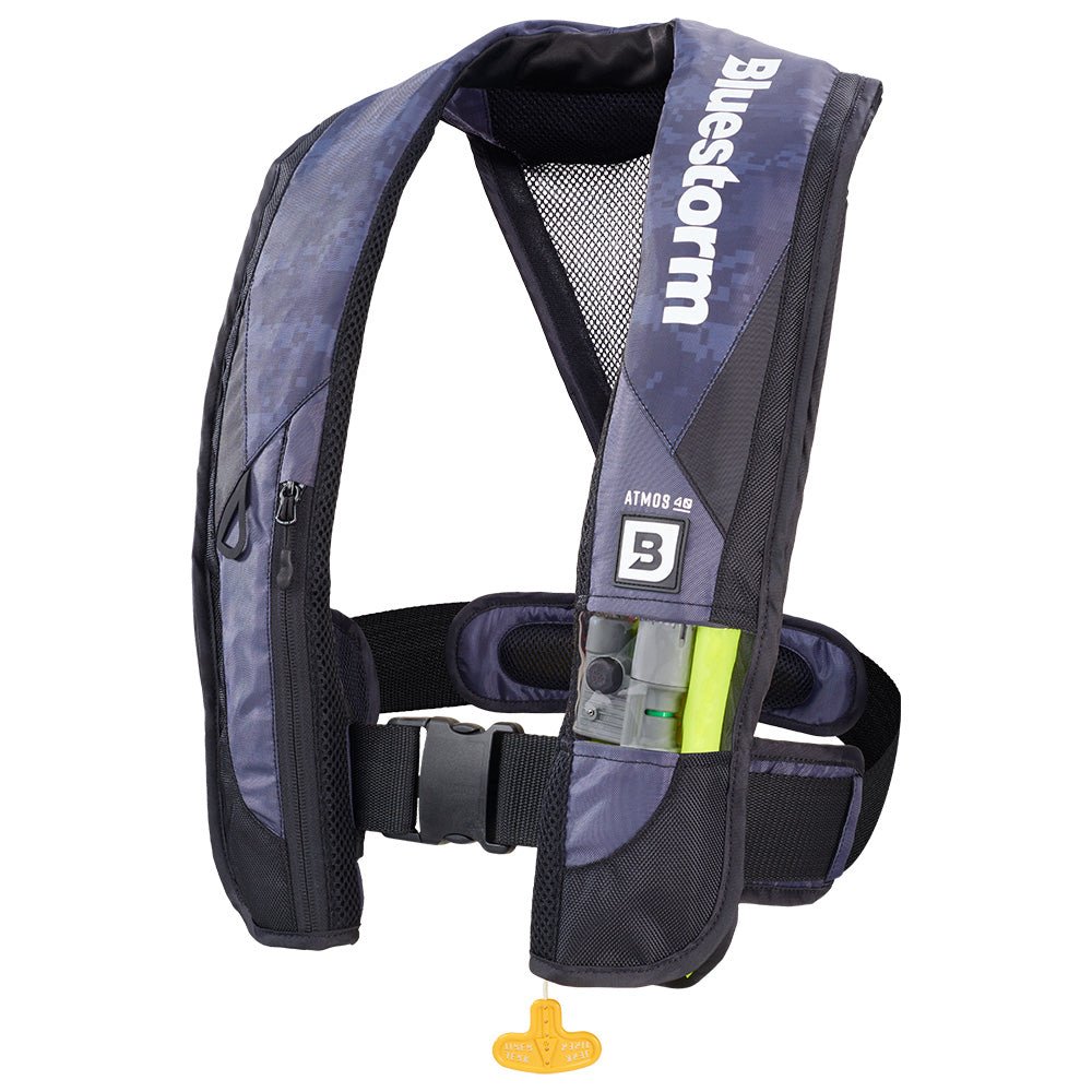 Bluestorm Atmos 40 Auto Type II Inflatable PFD - Apex Black [D1H-19-BLK] - The Happy Skipper