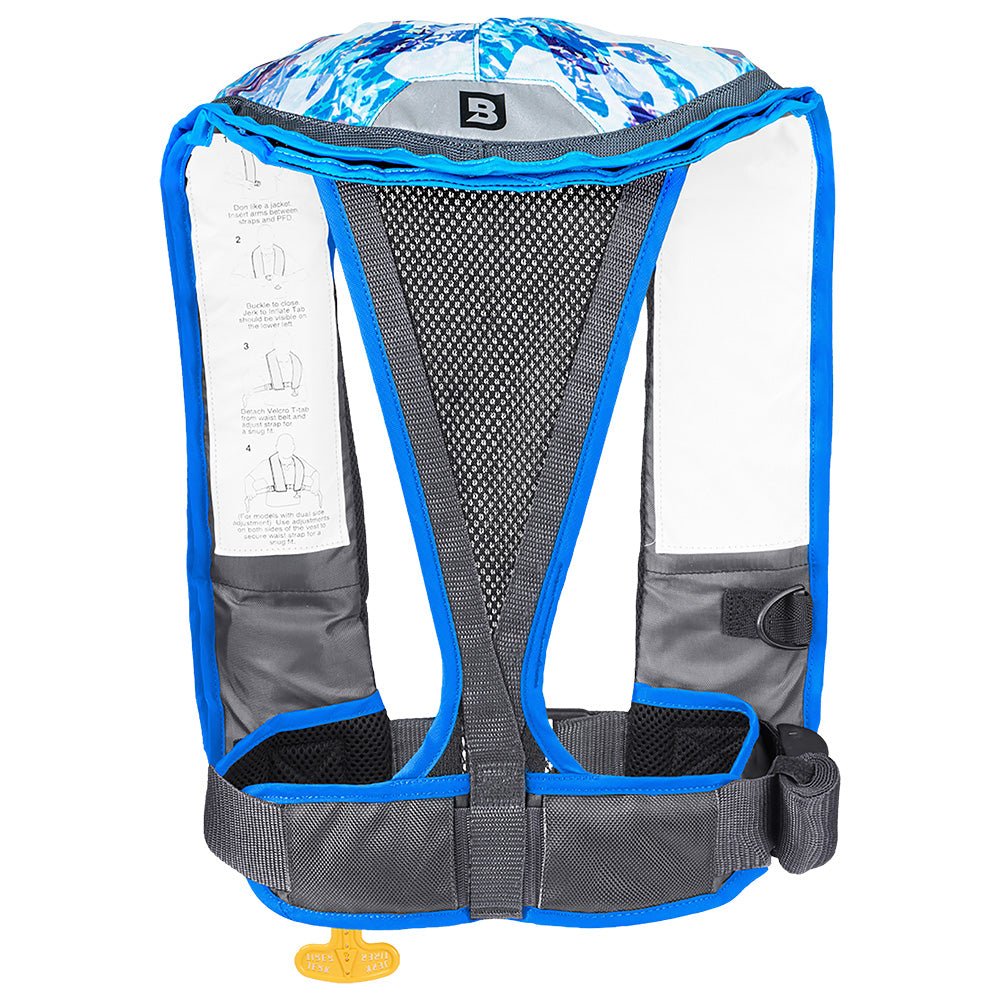 Bluestorm Atmos 40 Auto Type II Inflatable PFD - Coastal Blue [D1H - 23 - BSB] - The Happy Skipper