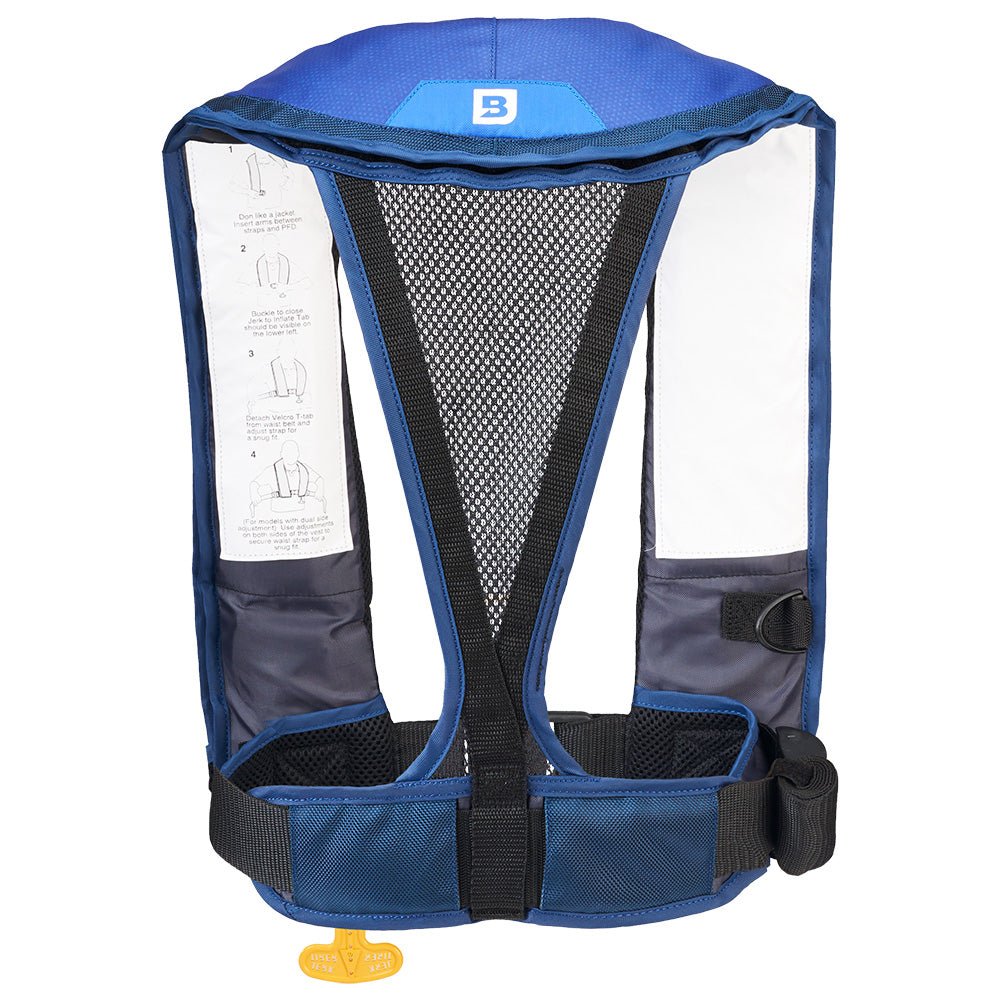 Bluestorm Atmos 40 Auto Type II Inflatable PFD - Deep Blue [D1H-19-NAV] - The Happy Skipper