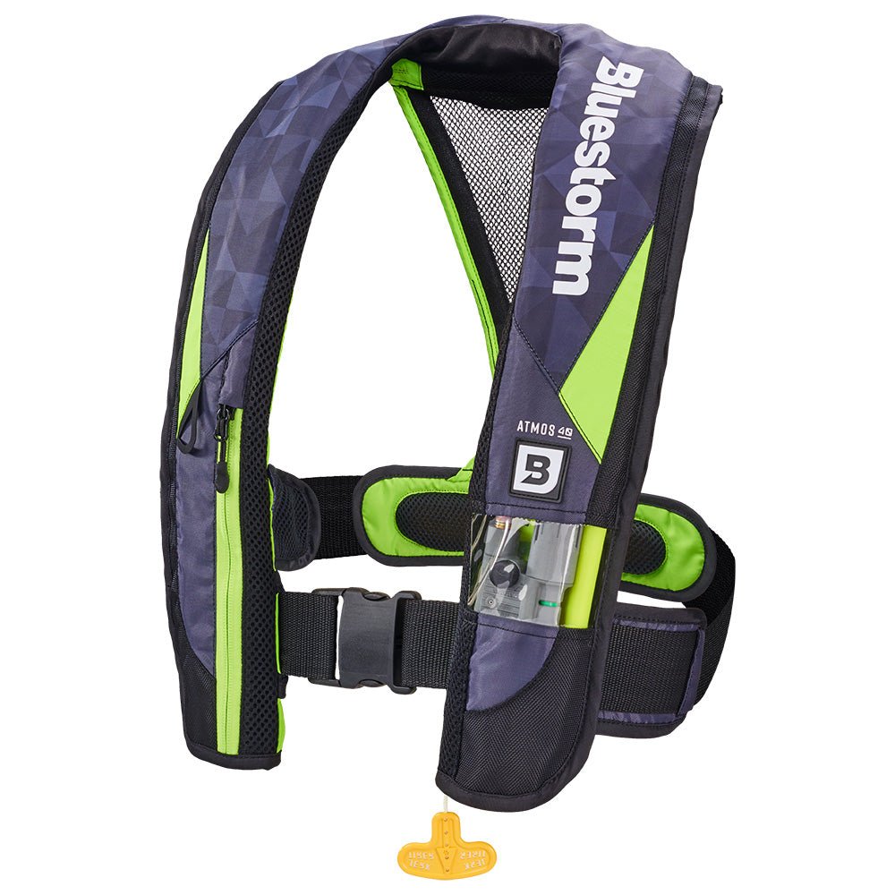 Bluestorm Atmos 40 Auto Type II Inflatable PFD - Hi-Vis [D1H-19-HVS] - The Happy Skipper