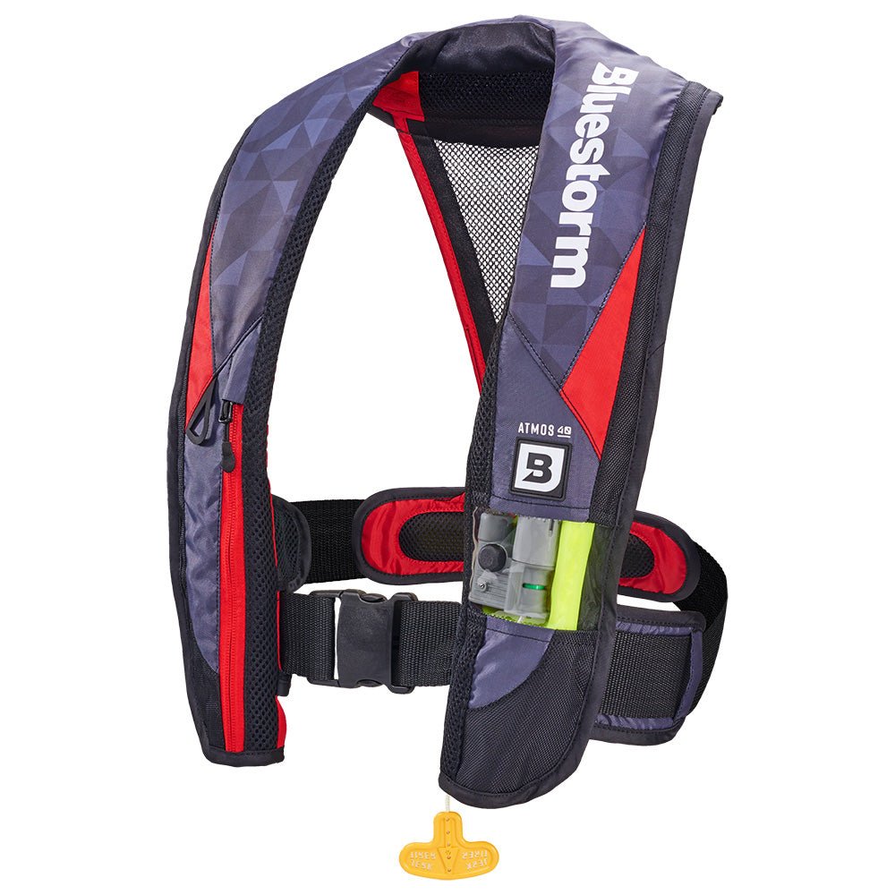 Bluestorm Atmos 40 Auto Type II Inflatable PFD - Red [D1H-19-RED] - The Happy Skipper