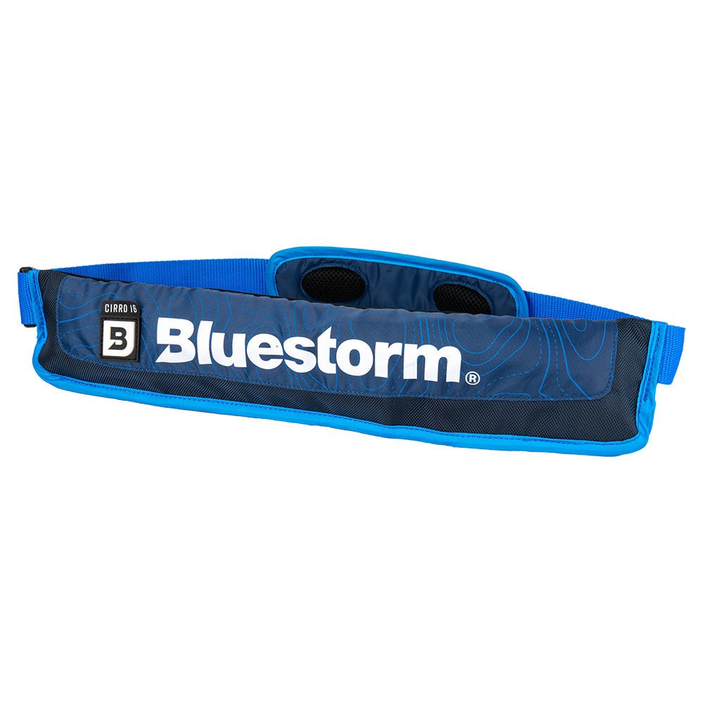 Bluestorm Cirro 16 Manual Inflatable Belt Pack - Deep Blue [BS - USD6MM - BLU] - The Happy Skipper