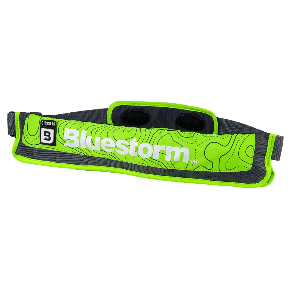 Bluestorm Cirro 16 Manual Inflatable Belt Pack - Hi - Vis [BS - USD6MM - HVS] - The Happy Skipper