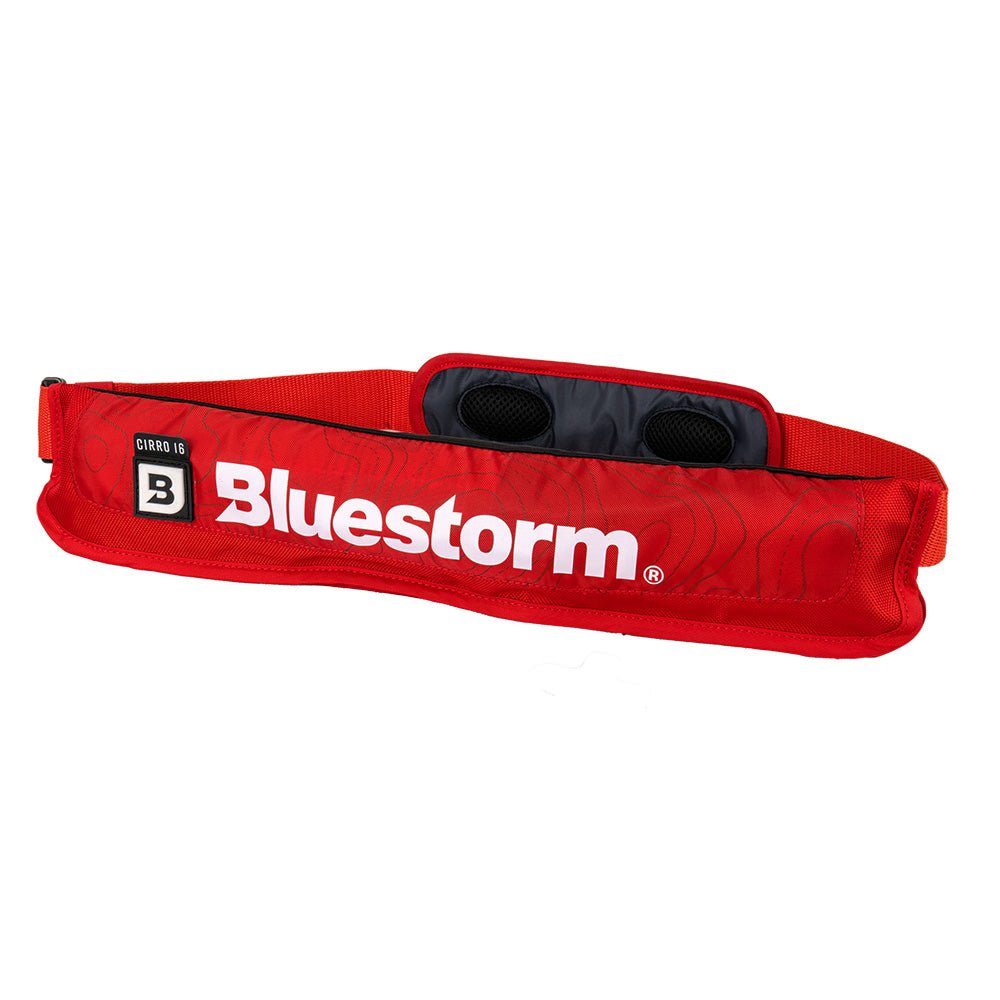 Bluestorm Cirro 16 Manual Inflatable Belt Pack - Nitro Red [BS - USD6MM - RED] - The Happy Skipper