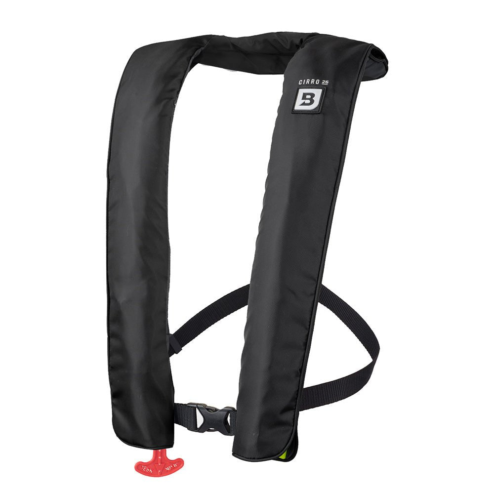 Bluestorm Cirro 26 Auto/Manual Type V Inflatable PFD - Apex Black [BS-SL6FA-22-BLK] - The Happy Skipper