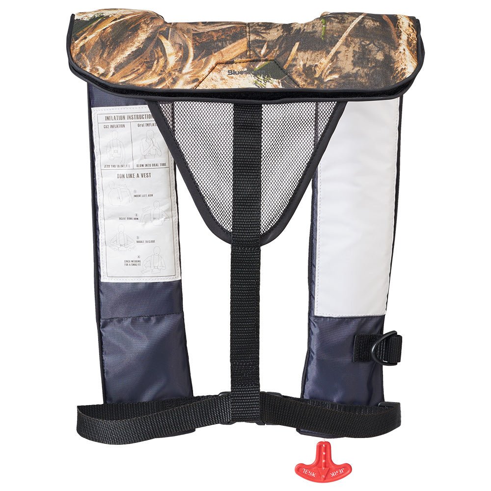 Bluestorm Cirrus 26 Auto/Manual Type V Inflatable PFD - MAX5 Camo [SL6F - 19 - MX5] - The Happy Skipper