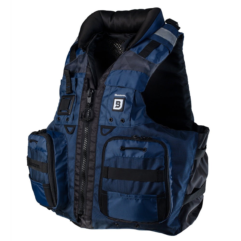 Bluestorm Classic Adult Fishing Life Jacket - Deep Blue - 2XL/3XL [BS-70B-NAV-2/3X] - The Happy Skipper