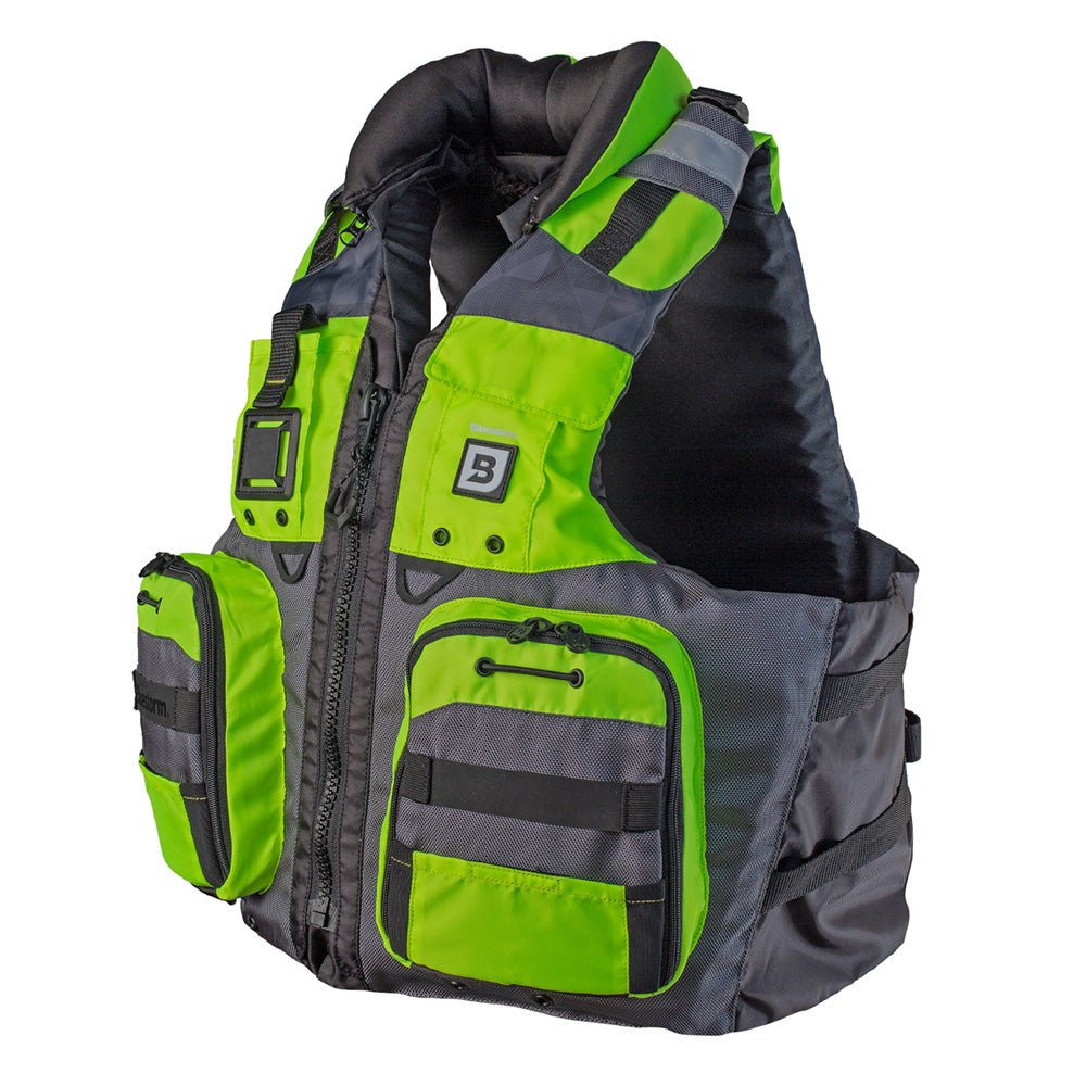 Bluestorm Classic Adult Fishing Life Jacket - Hi-Vis - 2XL/3XL [BS-70B-HVS-2/3X] - The Happy Skipper