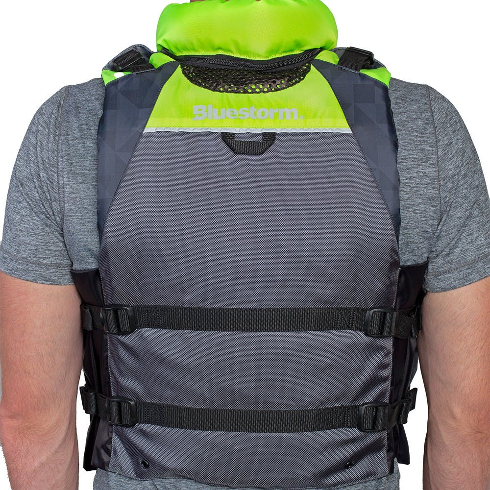 Bluestorm Classic Adult Fishing Life Jacket - Hi-Vis - S/M [BS-70B-HVS-S/M] - The Happy Skipper