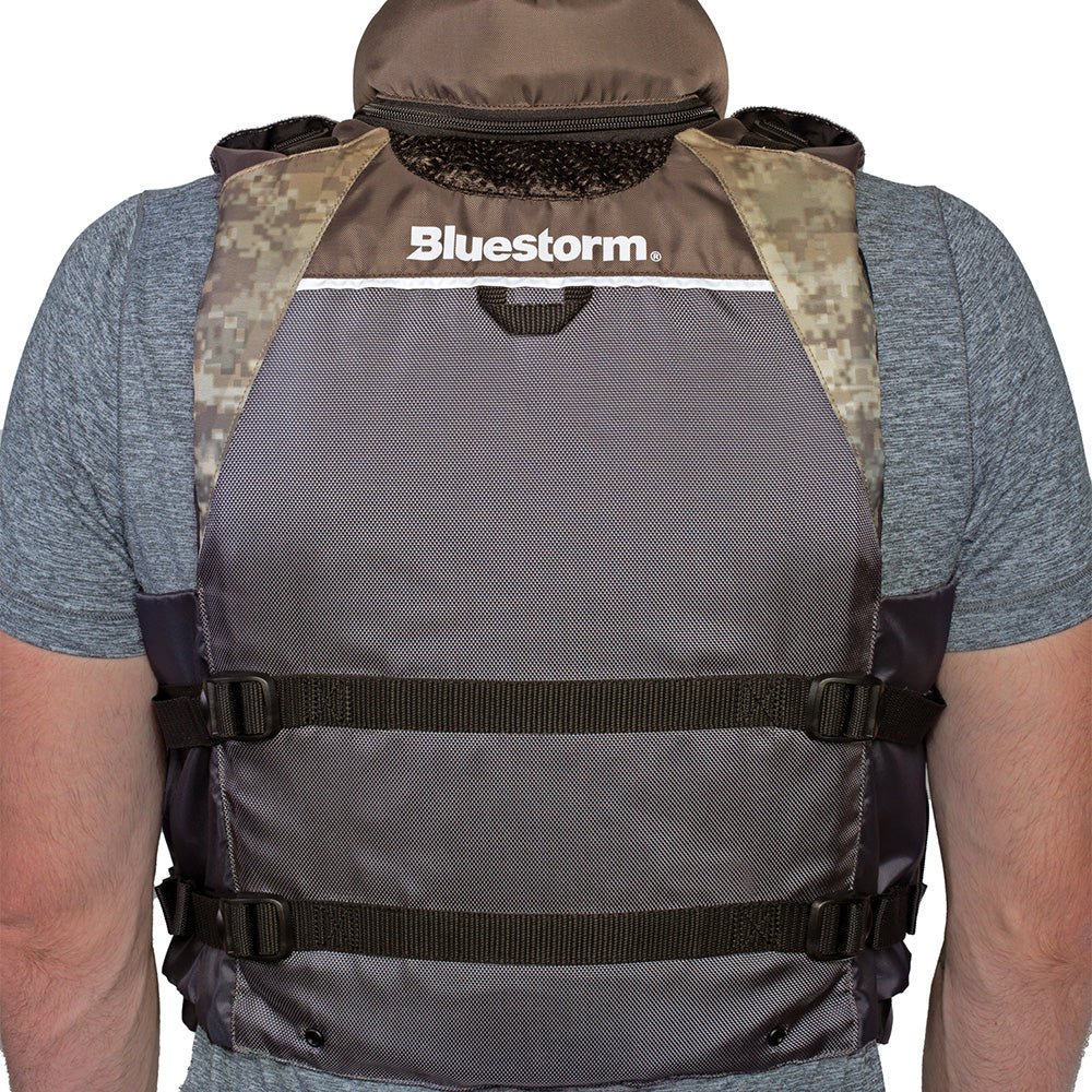 Bluestorm Classic Adult Fishing Life Jacket - Legendary Driftwood - L/XL [BS-70B-TPE-L/XL] - The Happy Skipper