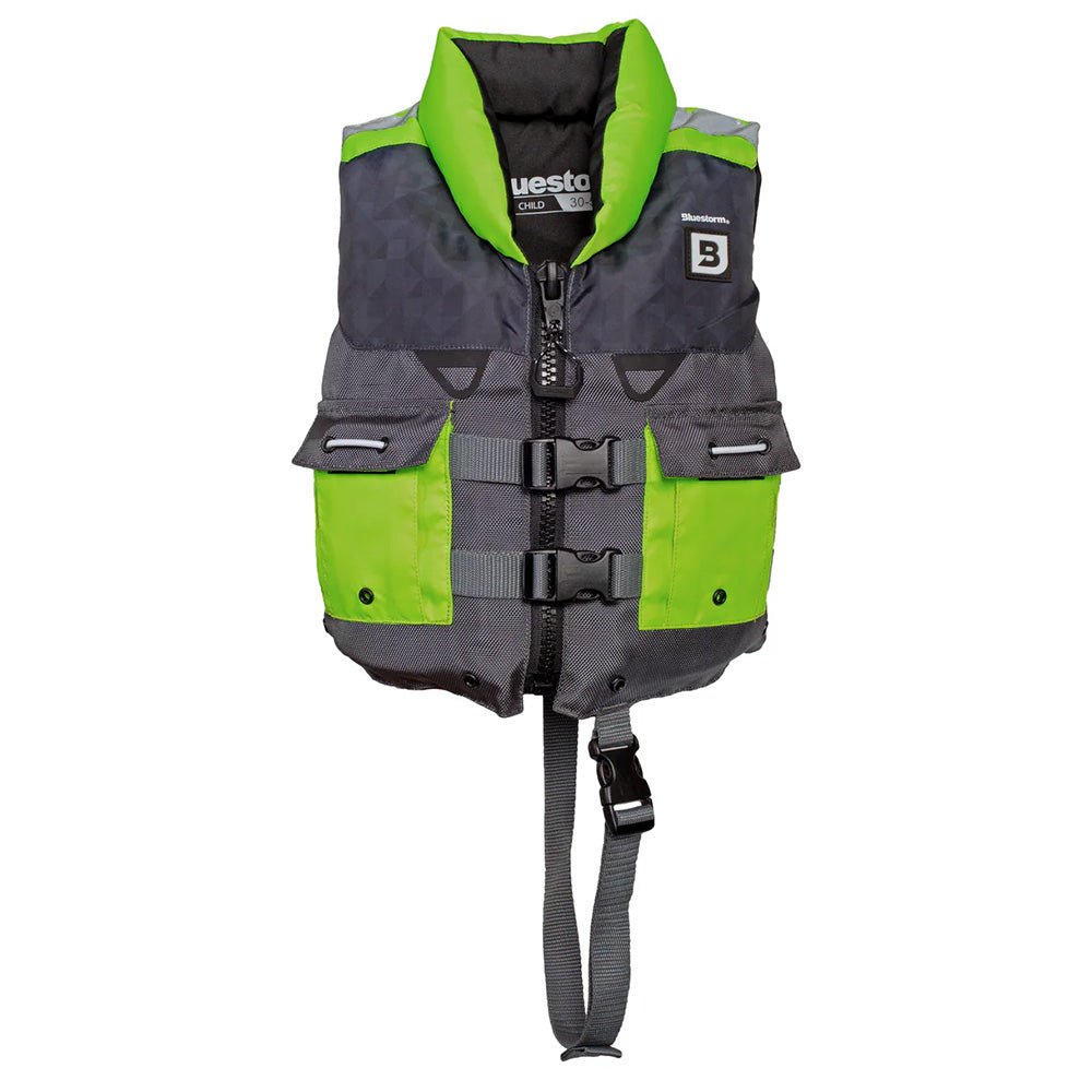 Bluestorm Classic Child Fishing Life Jacket - Hi-Vis [BS-365-HVS-C] - The Happy Skipper