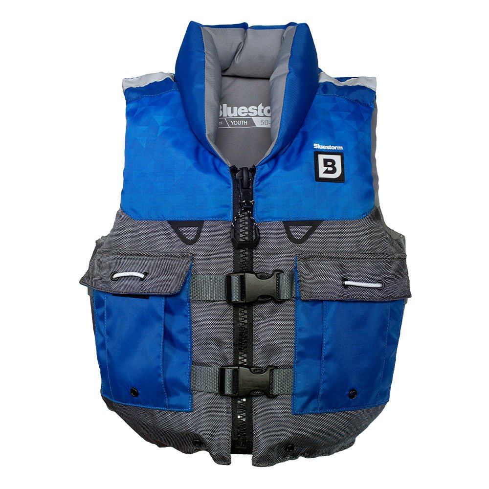 Bluestorm Classic Youth Fishing Life Jacket - Deep Blue [BS-365-NAV-Y] - The Happy Skipper