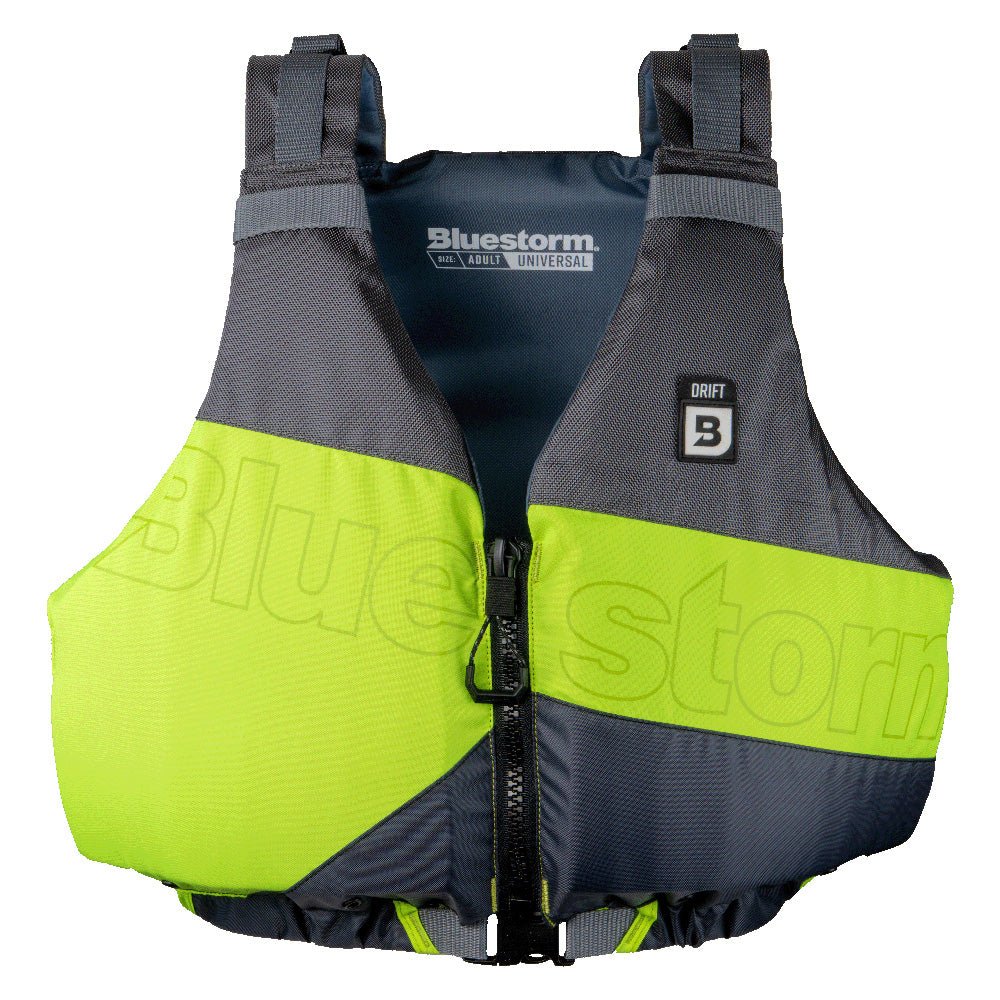 Bluestorm Drift Adult Universal Paddling Vest - Hi-Vis [BS-247-HVS-U] - The Happy Skipper