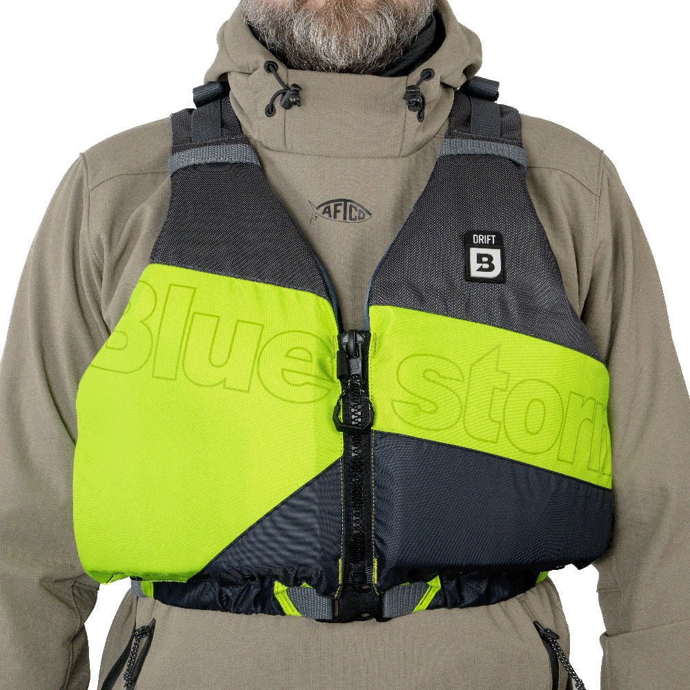 Bluestorm Drift Adult Universal Paddling Vest - Hi-Vis [BS-247-HVS-U] - The Happy Skipper