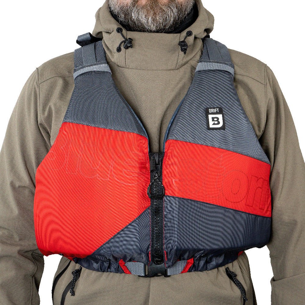 Bluestorm Drift Adult Universal Paddling Vest - Nitro Red [BS-247-RED-U] - The Happy Skipper