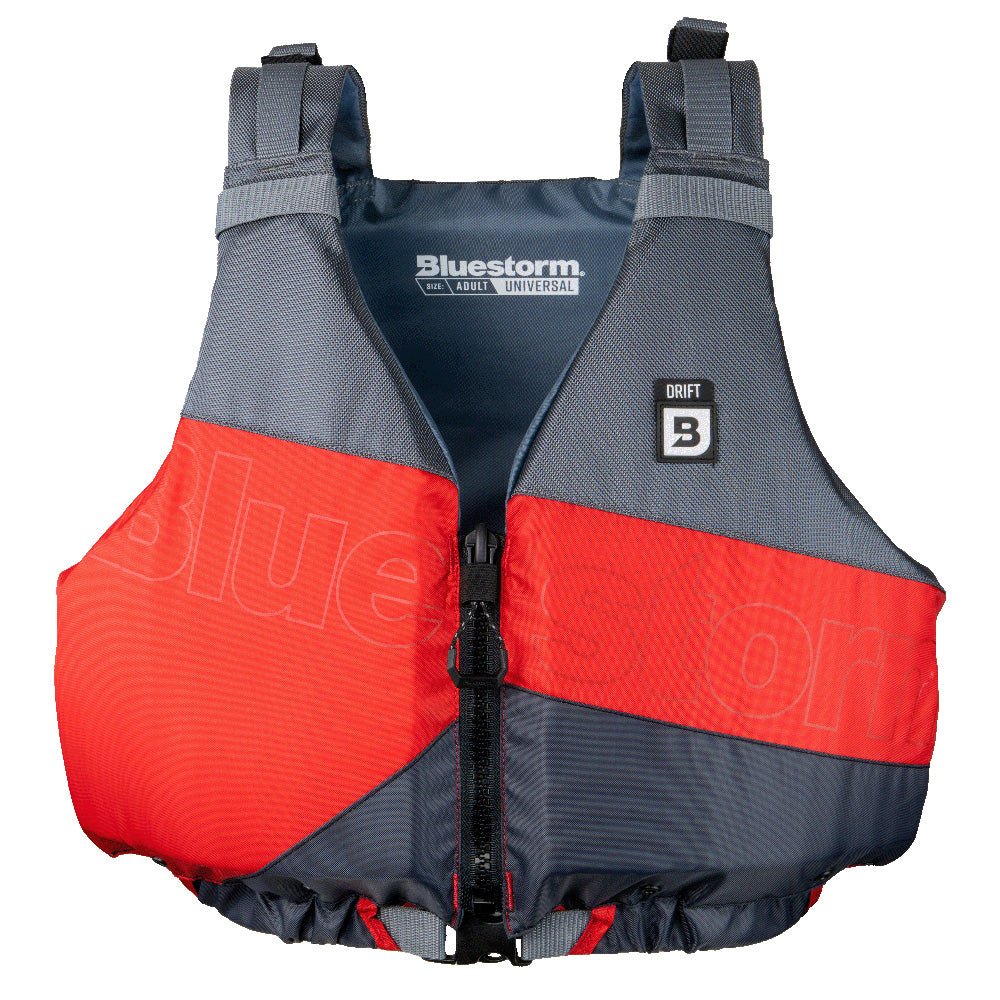 Bluestorm Drift Adult Universal Paddling Vest - Nitro Red [BS-247-RED-U] - The Happy Skipper