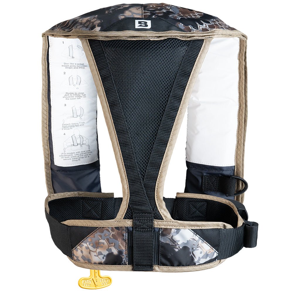 Bluestorm Kryptek Atmos 40 Auto Type II Inflatable PFD - Obscura Skyfall [BS-D1H-23-SKY] - The Happy Skipper