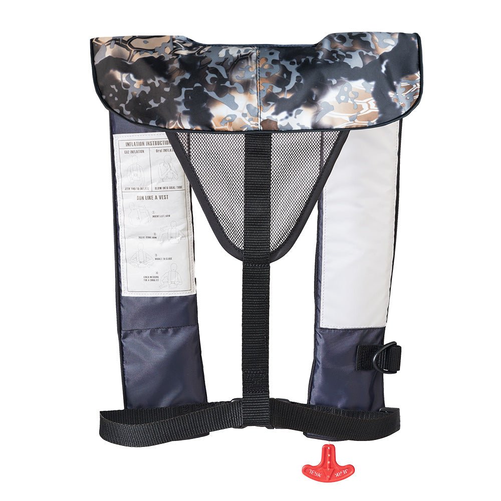 Bluestorm Kryptek Cirrus 26 Auto/Manual Type V Inflatable PFD - Obscura Skyfall [BS-SL6F-23-SKY] - The Happy Skipper