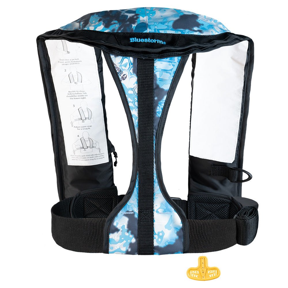 Bluestorm Kryptek Stratus 35 Auto Type II Inflatable PFD - Obscura Litus [BS-T1H-23-LIT] - The Happy Skipper