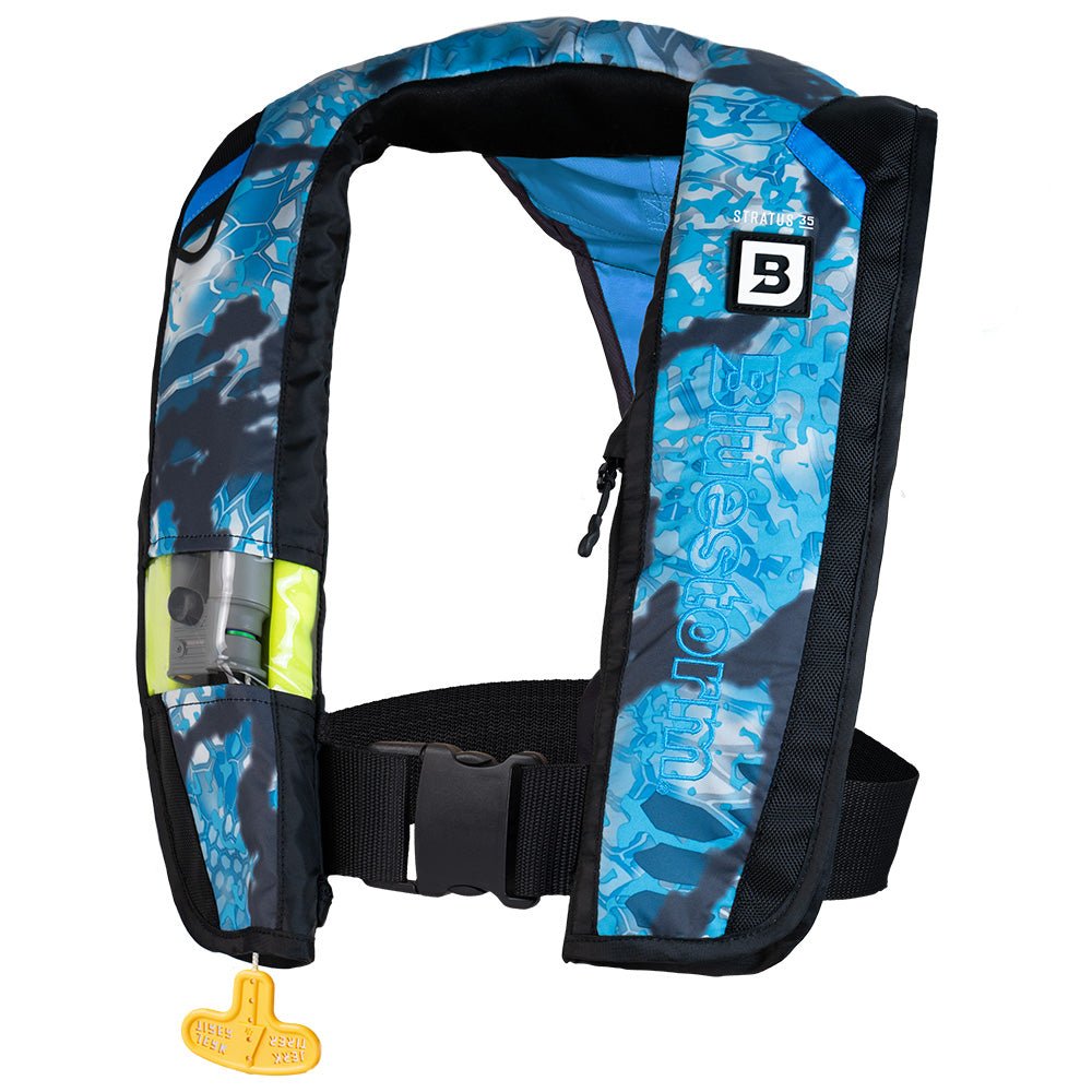 Bluestorm Kryptek Stratus 35 Auto Type II Inflatable PFD - Obscura Litus [BS-T1H-23-LIT] - The Happy Skipper