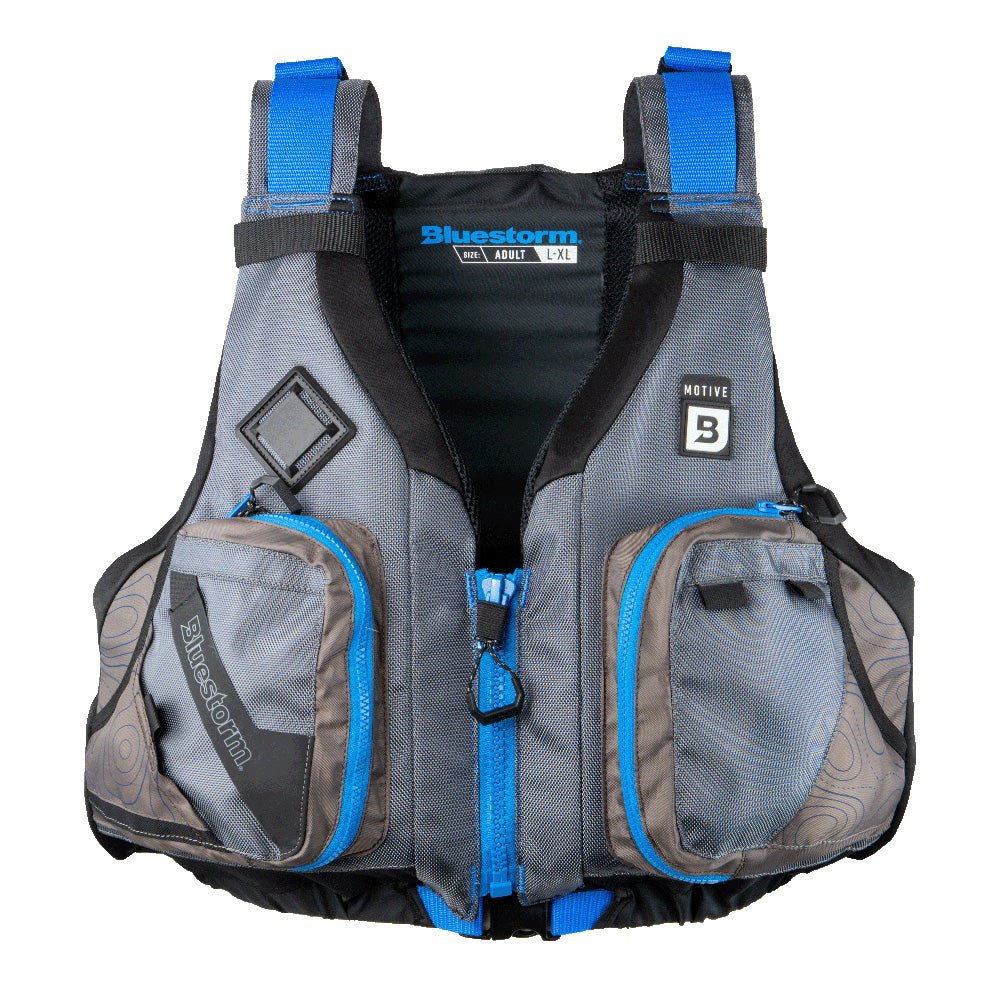 Bluestorm Motive Kayak Fishing Vest - Deep Blue - 2XL/3XL [BS-248-TPE-2/3XL] - The Happy Skipper