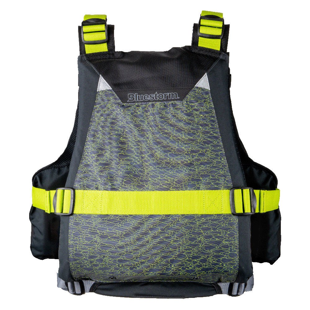 Bluestorm Motive Kayak Fishing Vest - Hi-Vis - 2XL/3XL [BS-248-HVS-2/3XL] - The Happy Skipper