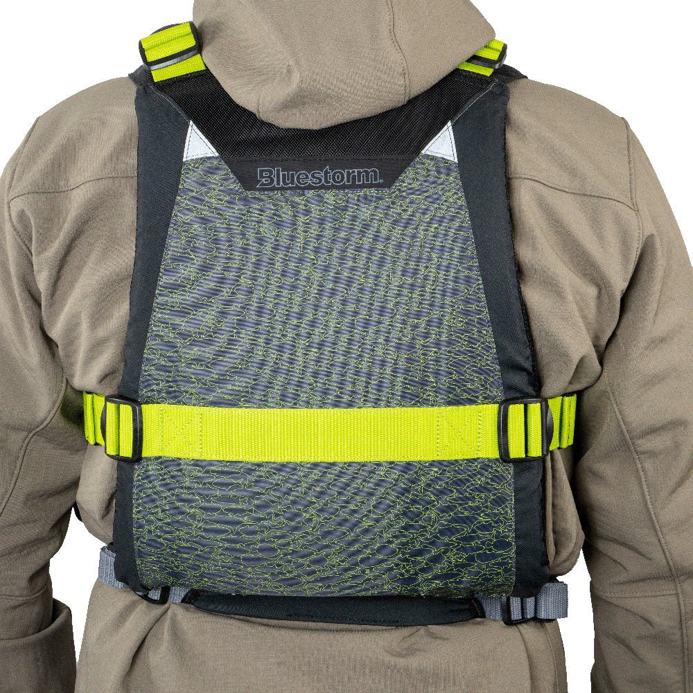 Bluestorm Motive Kayak Fishing Vest - Hi-Vis - 2XL/3XL [BS-248-HVS-2/3XL] - The Happy Skipper