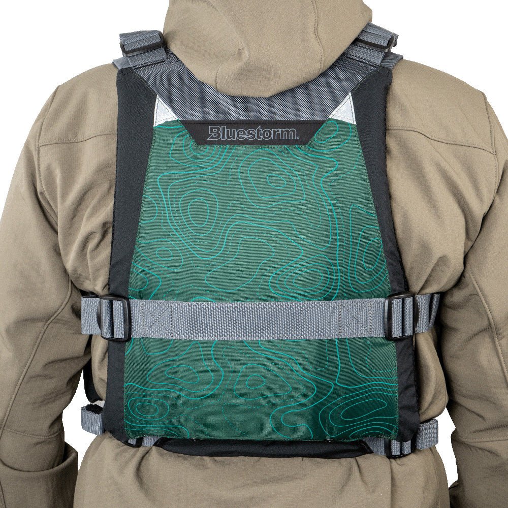 Bluestorm Motive Kayak Fishing Vest - Hunter Green - 2XL/3XL [248 - HNT - 2/3XL] - The Happy Skipper