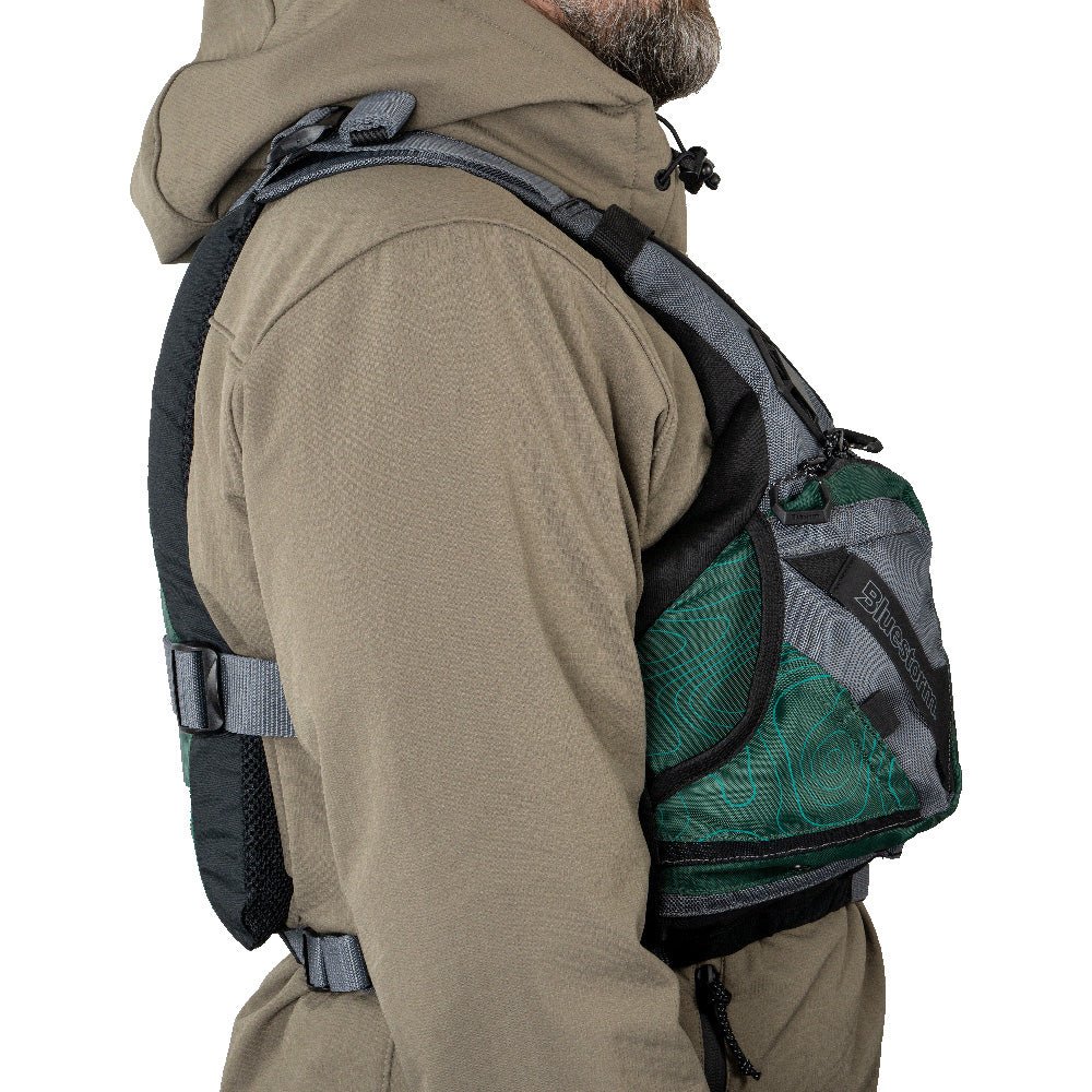 Bluestorm Motive Kayak Fishing Vest - Hunter Green - S/M [BS-248-HNT-S/M] - The Happy Skipper