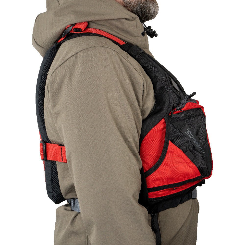 Bluestorm Motive Kayak Fishing Vest - Nitro Red - S/M [BS-248-RDD-S/M] - The Happy Skipper