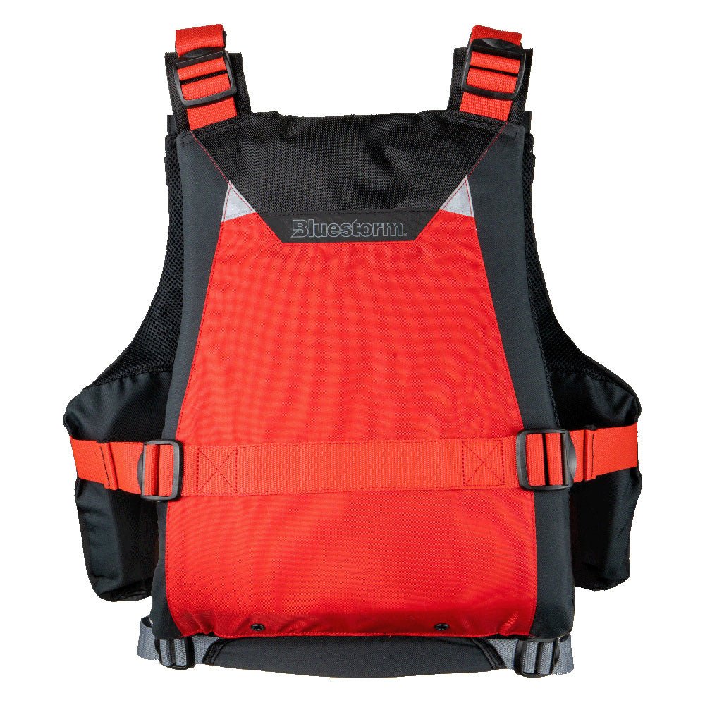 Bluestorm Motive Kayak Fishing Vest - Nitro Red - S/M [BS-248-RDD-S/M] - The Happy Skipper