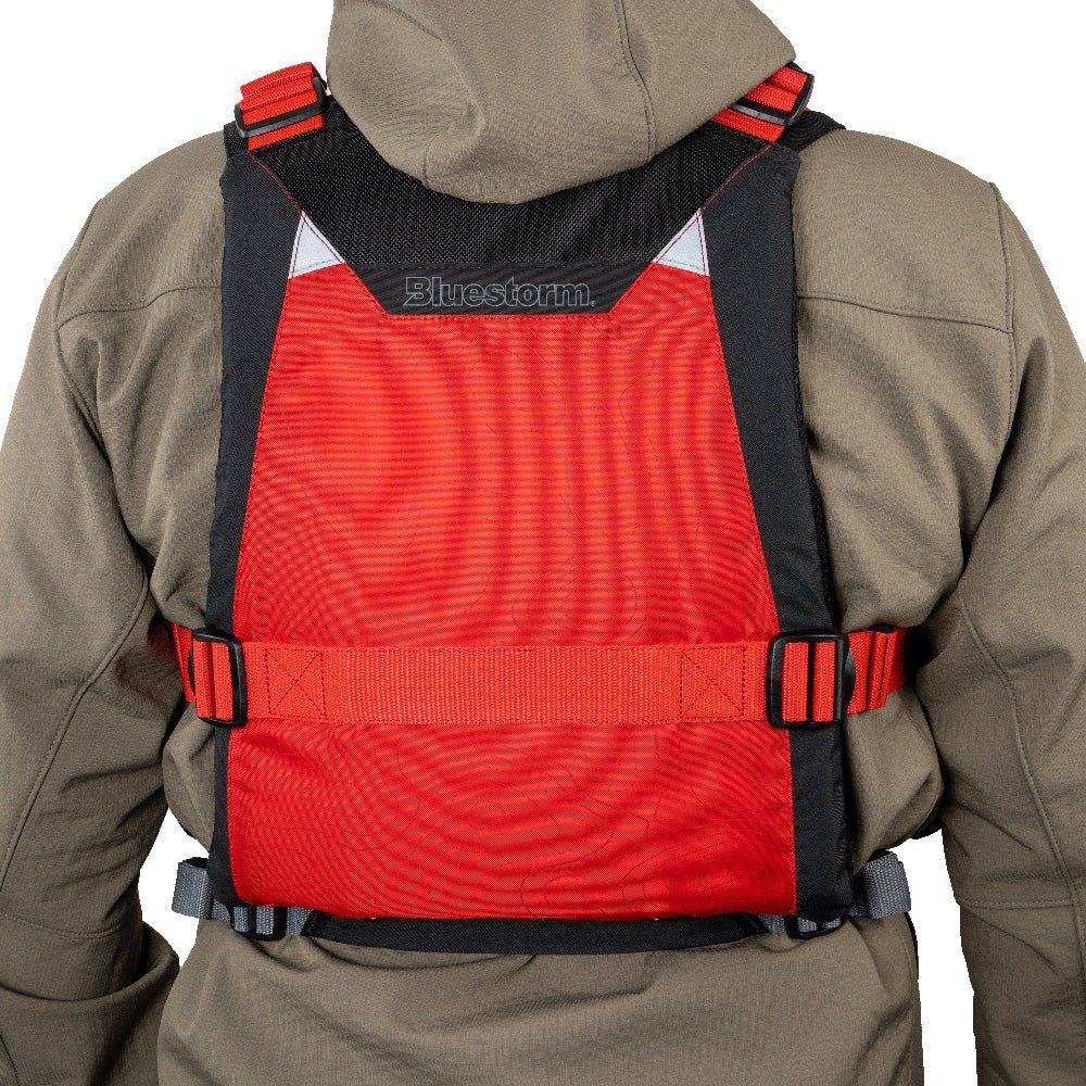 Bluestorm Motive Kayak Fishing Vest - Nitro Red - S/M [BS-248-RDD-S/M] - The Happy Skipper