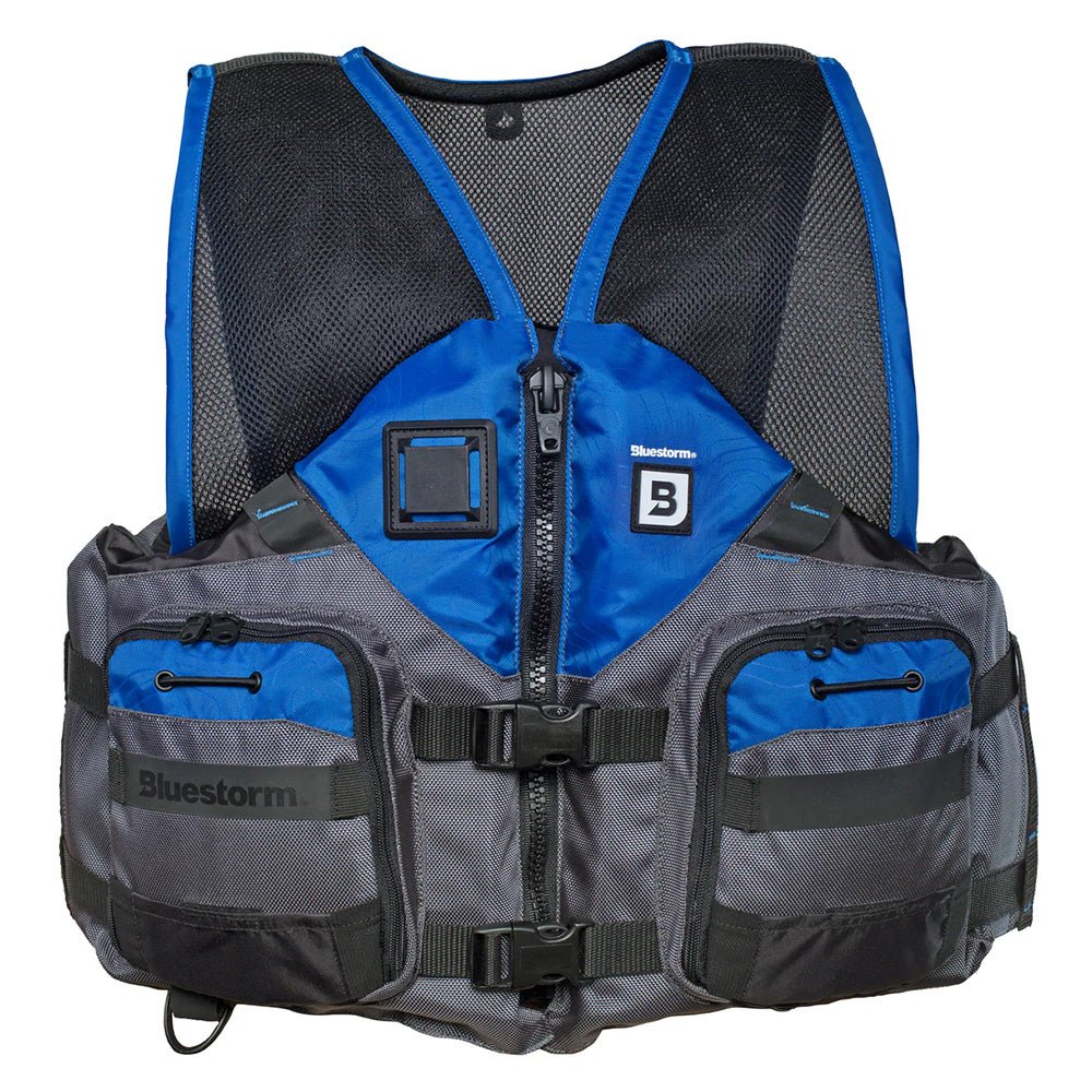 Bluestorm Sportsman Adult Mesh Fishing Life Jacket - Deep Blue - S/M [BS-105-BLU-S/M] - The Happy Skipper