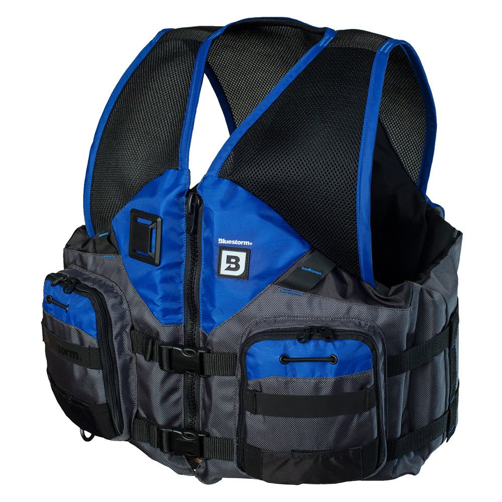 Bluestorm Sportsman Adult Mesh Fishing Life Jacket - Deep Blue - S/M [BS-105-BLU-S/M] - The Happy Skipper