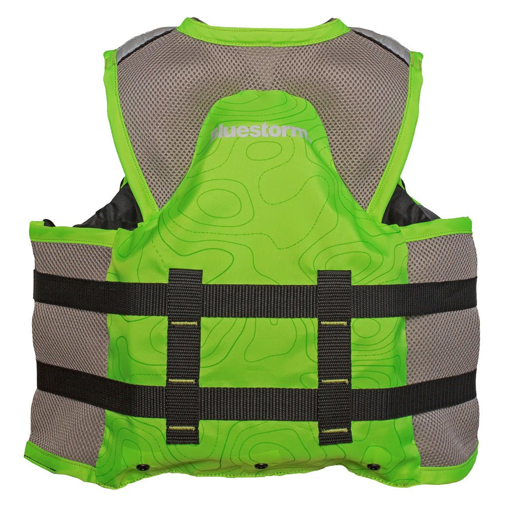 Bluestorm Sportsman Youth Mesh Fishing Life Jacket - Hi - Vis [BS - 105 - HVS - Y] - The Happy Skipper