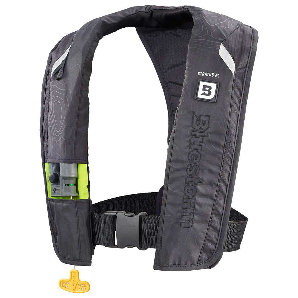 Bluestorm Stratus 35 Auto Type II Inflatable PFD - Apex Black [T1H-19-BLK] - The Happy Skipper