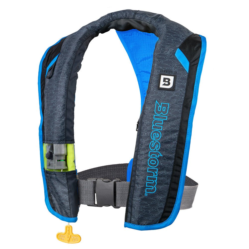 Bluestorm Stratus 35 Auto Type II Inflatable PFD - Coastal Blue [BS-T1H-23-BSB] - The Happy Skipper