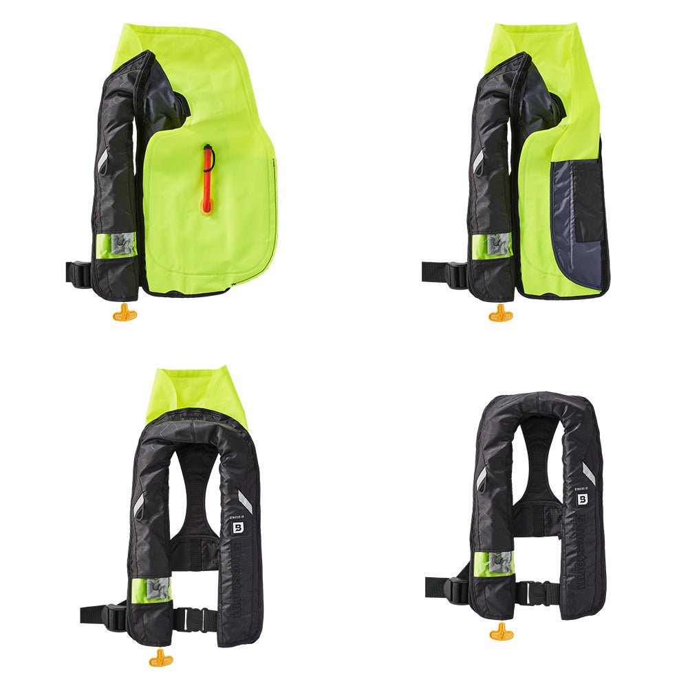 Bluestorm Stratus 35 Auto Type II Inflatable PFD - Hi-Vis [T1H-19-HVS] - The Happy Skipper