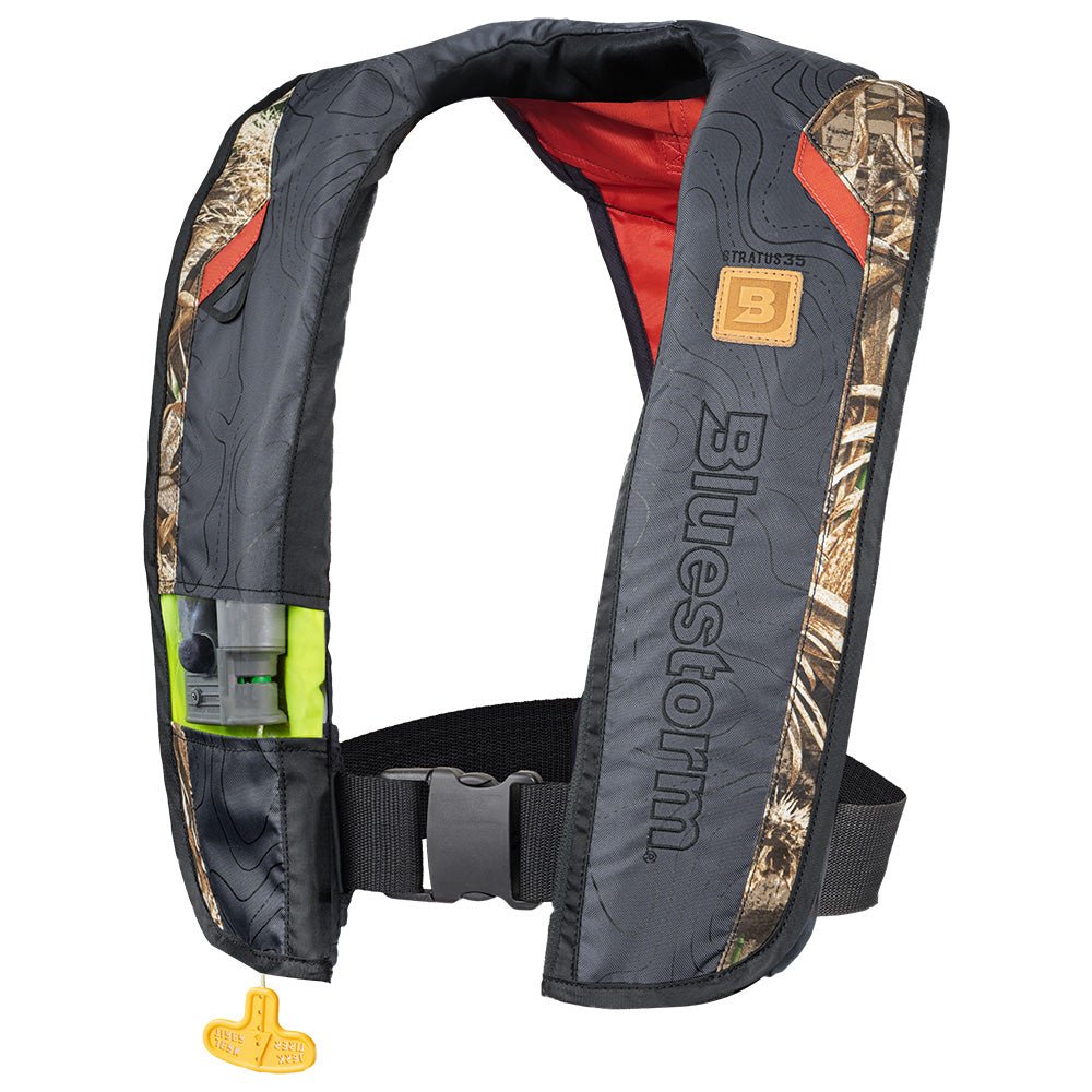 Bluestorm Stratus 35 Auto Type II Inflatable PFD - MAX5 Camo [BS - T1H - 22 - MX5] - The Happy Skipper