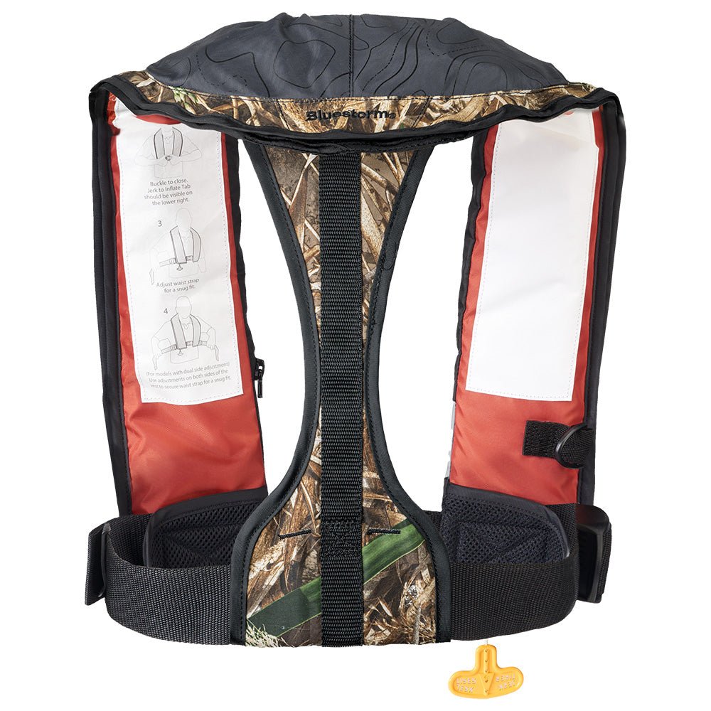 Bluestorm Stratus 35 Auto Type II Inflatable PFD - MAX5 Camo [BS - T1H - 22 - MX5] - The Happy Skipper