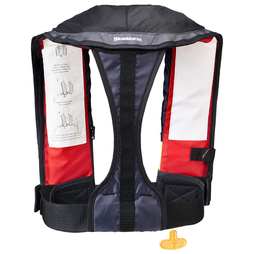 Bluestorm Stratus 35 Auto Type II Inflatable PFD - Red [T1H-19-RED] - The Happy Skipper