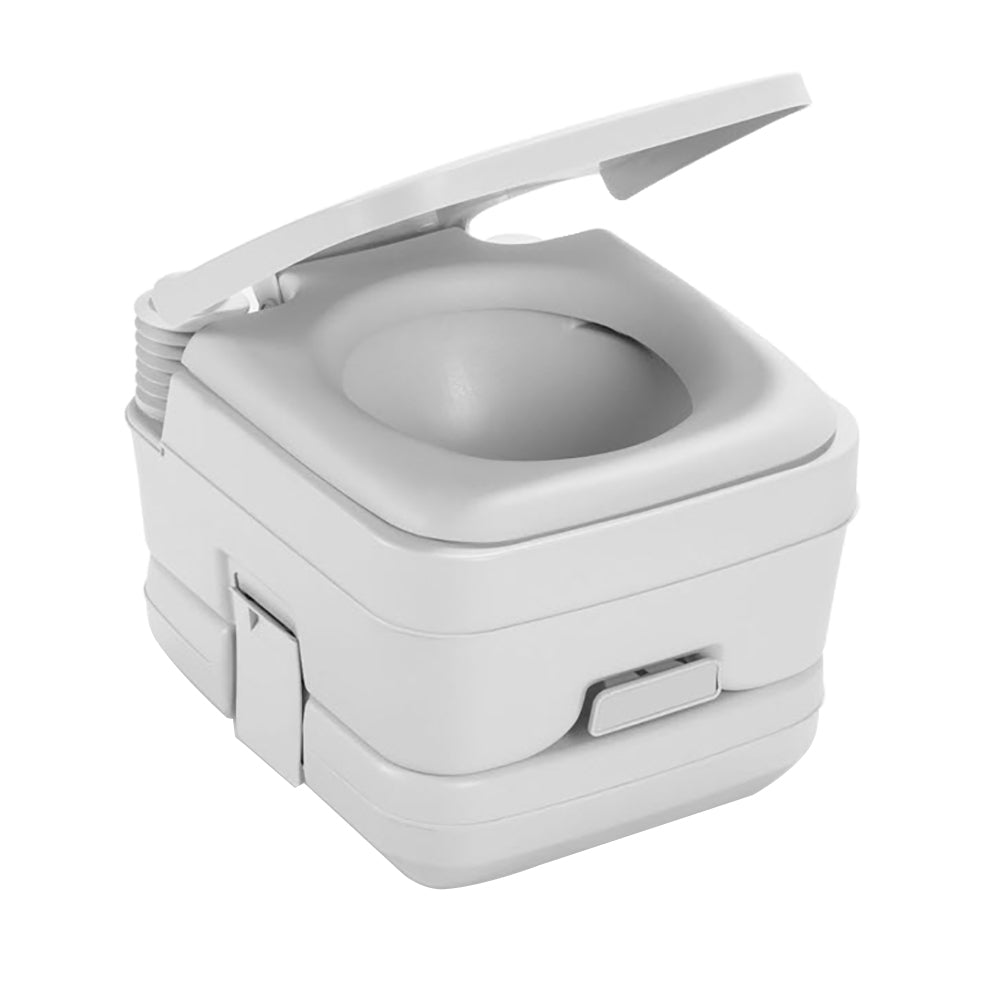 Dometic 964 Portable Toilet w/Mounting Brackets - 2.5 Gallon - Platinum [311096406] - The Happy Skipper