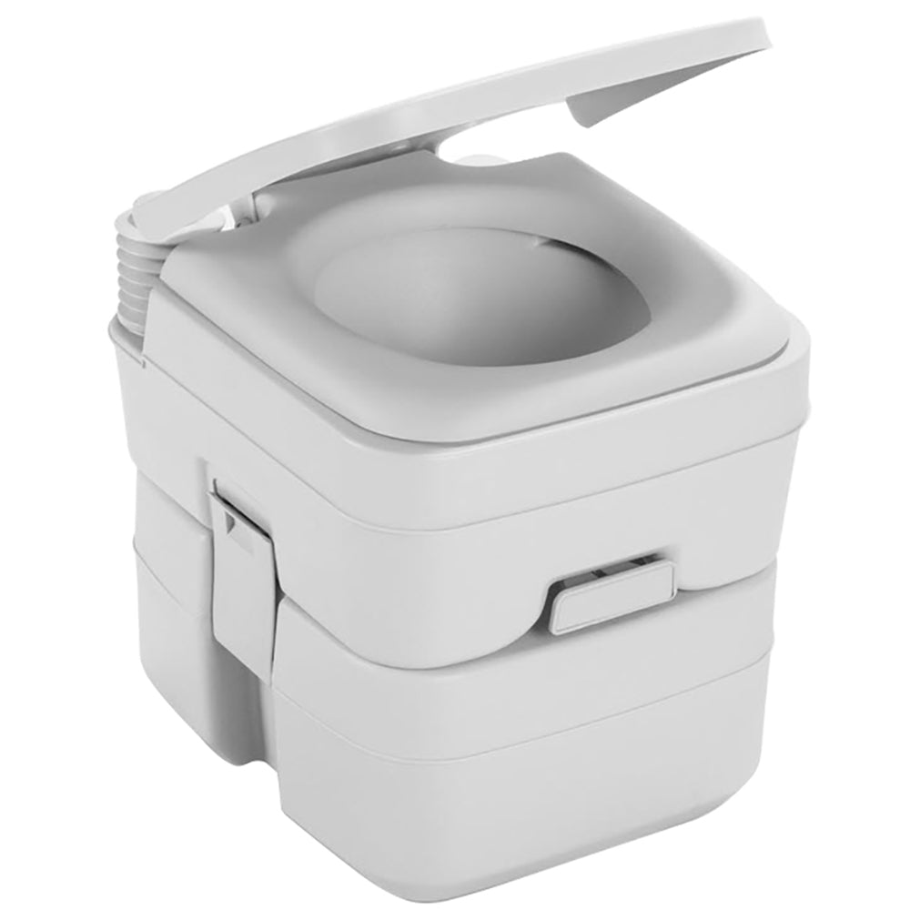 Dometic 965 Portable Toilet w/Mounting Brackets - 5 Gallon - Platinum [311096506] - The Happy Skipper