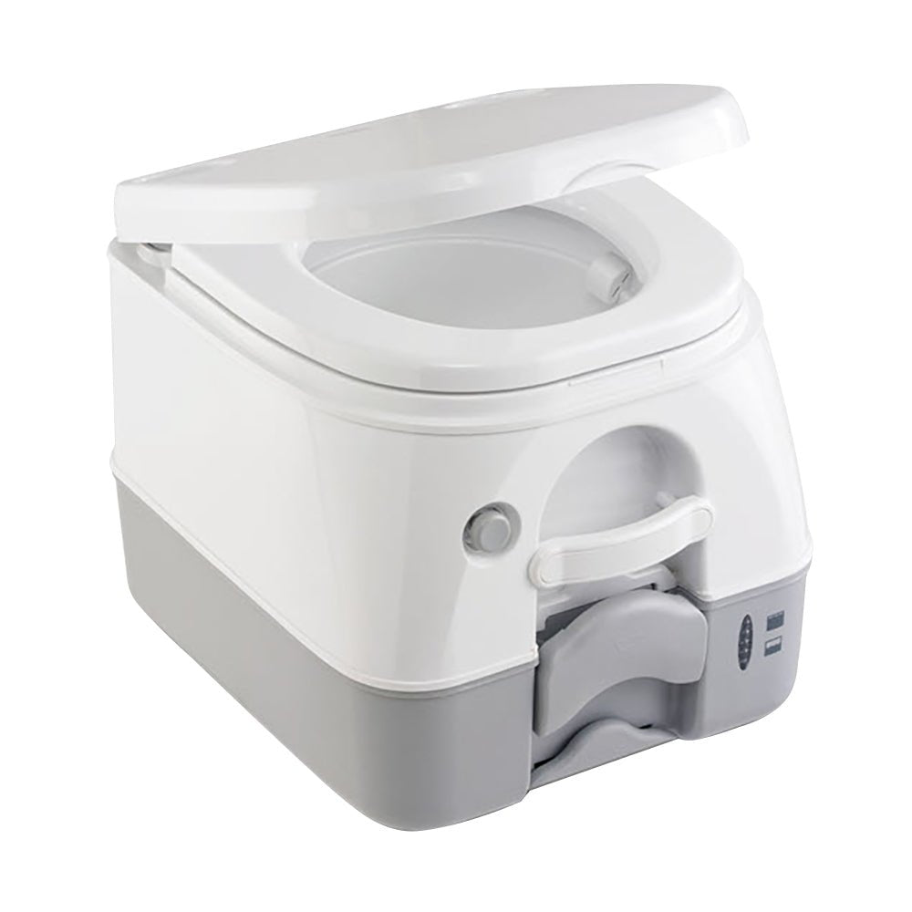 Dometic 974 Portable Toilet w/Mounting Brackets - 2.6 Gallon - Grey [301097406] - The Happy Skipper